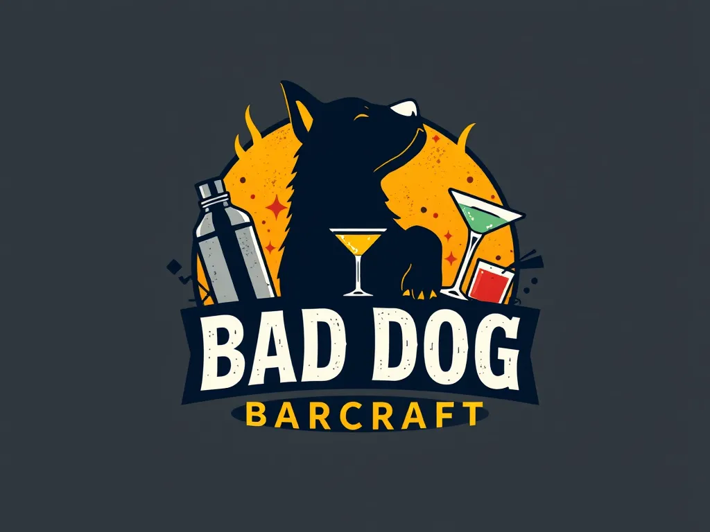 Bad Dog Barcraft: Unleash the Flavors of Crafted Cocktail Elixirs logo